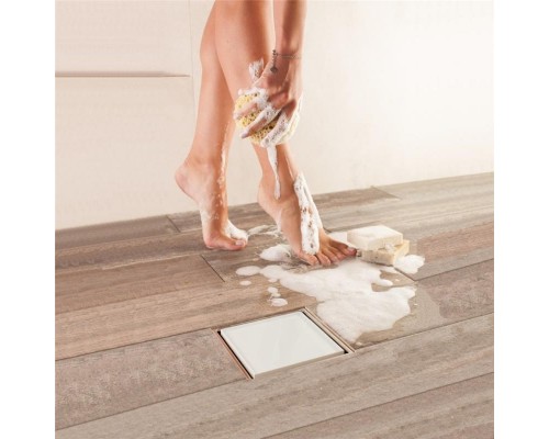 Точечный трап Pestan Confluo Standard White Glass 1, 13000093