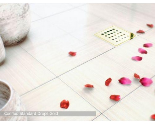 Точечный трап Pestan Confluo Standard Vertical Drops Gold, 13000161