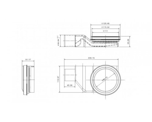 Душевой лоток Pestan Confluo Premium Black Glass Line 300 Gold, 13100094