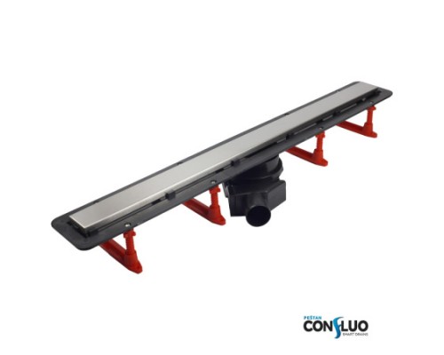 Душевой трап линейный 2в1 Pestan Confluo Frameless Line 750 MATTE BLACK