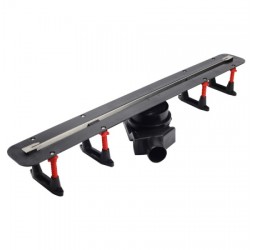 Душевой трап щелевой Pestan Confluo Slim Line 550 BLACK MATTE