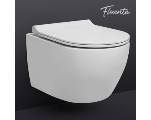 Унитаз подвесной Pestan Fluenta 49x35,5 Turbo 360° с пневмокрышкой