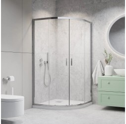 Душевой уголок Radaway Alienta E 80 x 100 см, стекло прозрачное, профиль хром, 10248010-01-01