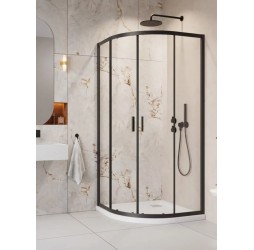 Душевой уголок Radaway Alienta A 90 x 90 см, стекло прозрачное, профиль черный, 10229090-54-01