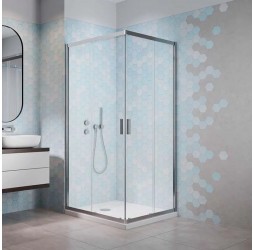 Душевой уголок Radaway Alienta C 80 x 80 см, стекло прозрачное, профиль хром, 10238080-01-01