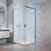 Душевой уголок Radaway Alienta D 80 x 90 см, стекло прозрачное, профиль хром, 10258090-01-01