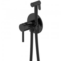 Смеситель для биде Ravak с гигиеническим душем встраиваемый черный, X070072