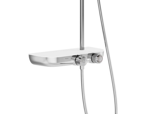 Ravak Душевая стойка с термостатическим смесителем и ручным душем Termo 300 TE 094.02/150 белый