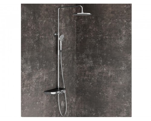 Ravak Душевая стойка с термостатическим смесителем и ручным душем Termo 300 TE 094.02/150 черный