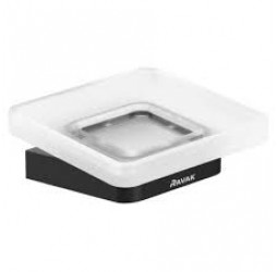 Держатель с мыльницей (стекло) TD 200.20 черный