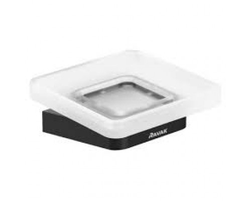 Держатель с мыльницей (стекло) TD 200.20 черный