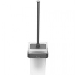 Держатель для туалетной щётки (стекло) TD 410.20 черный