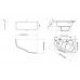 Ванна акриловая Ravak ASYMMETRIC 150X100 L белая C441000000