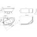 Ванна акриловая Ravak ROSA II 160x105 P белая CL21000000