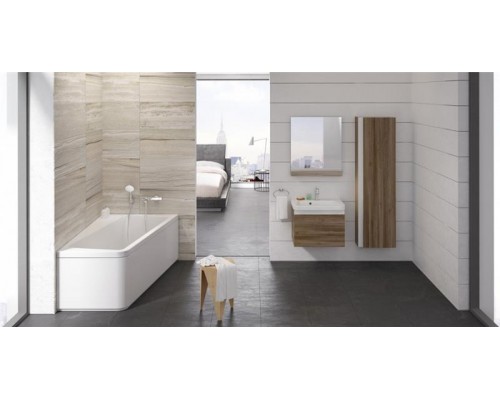 Зеркало 10° 550 темный орех