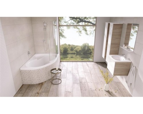 Зеркало ROSA II 760 белое