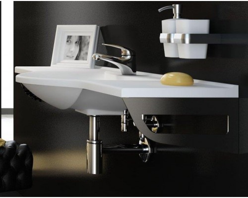 Сифон для умывальника телескопический хром