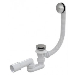 Сифон для ванны слив-перелив Ravak, удлиненный, Click Clack, X01472