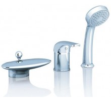 Врезной каскадный смеситель для ванны с душем Ravak Rosa RS 025,00, X07P003