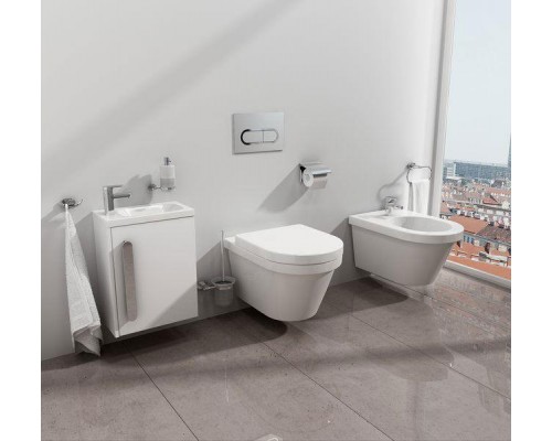 Держатель для туалетной щётки (стекло) CR 410.00 ravak chrome X07P196