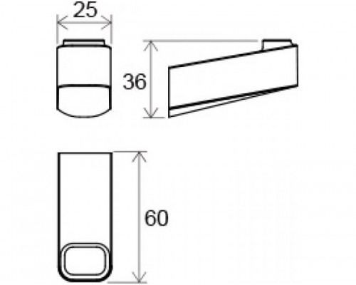 Крючок одинарный TD 110.00
