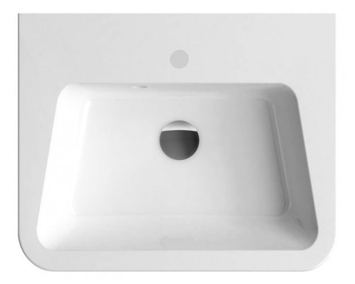 Умывальник искусственный камень Ravak 10° 55x45 белый c отверстиями