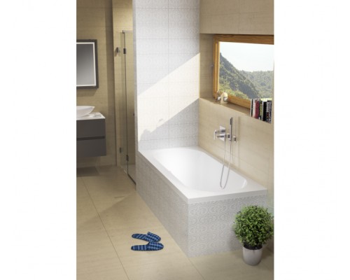 Акриловая ванна прямоугольная Riho Carolina 190 x 80 x 53 cm, белый, B057001005