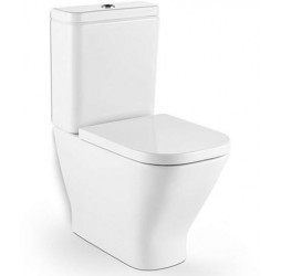 Унитаз-компакт Roca The Gap CleanRim Compacto 36,5x60 сиденье Duroplst, Soft Close пристенный