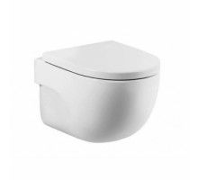 Унитаз подвесной Roca Meridian-N Compact Rimless, с крышкой soft close, 734H242000 Унитаз подвесной Roca Meridian-N Compact Rimless, с крышкой soft close, 734H242000