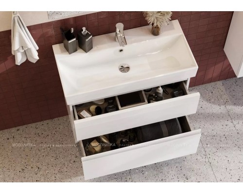 Roca тумба под умывальник OLETA под умывальник 760х374х548, с 2 ящиками, белый матовый