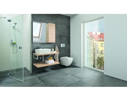 ROCA 32700B000 Mila раковина накладная прямоугольная 350х500 (без керам.крышки)