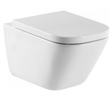 Унитаз подвесной Roca Gap Clean Rim 35x54, безободковый, 34647L000 с крышкой SoftClose 80147200B Supralit Унитаз подвесной Roca Gap Clean Rim 35x54, безободковый, 34647L000 с крышкой SoftClose 80147200B Supralit
