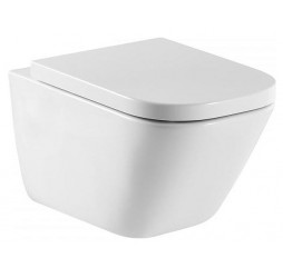 Унитаз подвесной Roca Gap Clean Rim 35x54, безободковый, 34647L000 с крышкой SoftClose 80147200B Supralit Унитаз подвесной Roca Gap Clean Rim 35x54, безободковый, 34647L000 с крышкой SoftClose 80147200B Supralit