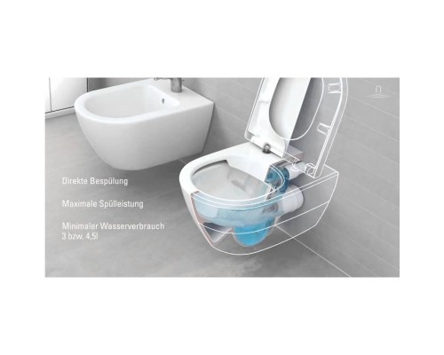 Унитаз подвесной Roca Ona Rimless с пневмокрышкой Supralit 346687000+801E12001