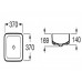 Умывальник на столешницу Roca Inspira Square 37X37