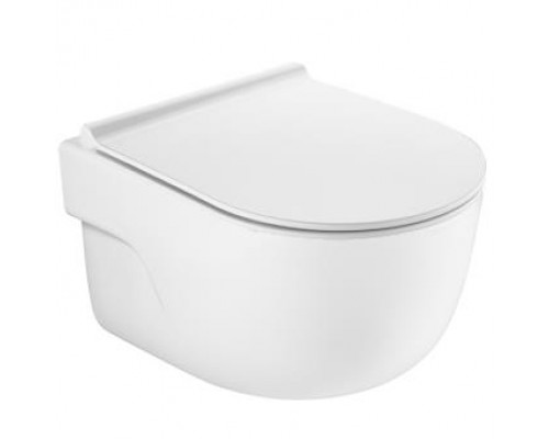 Унитаз подвесной Roca Meridian 36x56, безободковый, 734624L000