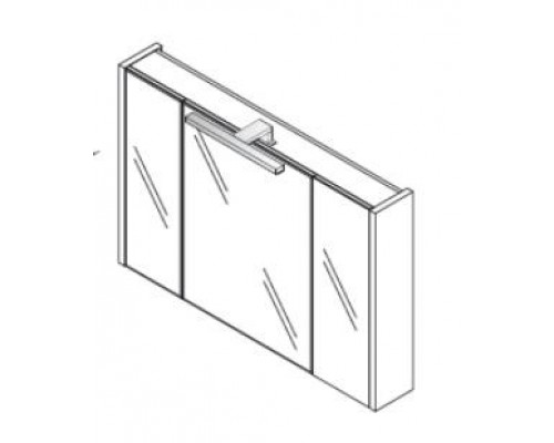 Зеркальный шкаф Roca Etna 97,7x65 бел глянец
