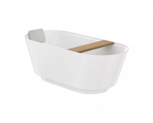 Ванна отдельностоящая Roca Tura 170x75 Stonex® с сифоном click-clack A248671000