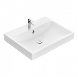 ROCA ZRU9307561 ONA раковина мебельная 600х460x121 мм из композитного материала, белый (ГРУЗИТЬ ТОЛЬКО С МЕБЕЛЬЮ)