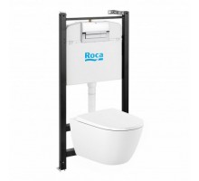 Комплект Roca Ona ZRU9310392 подвесной унитаз + инсталляция + кнопка Комплект Roca Ona ZRU9310392 подвесной унитаз + инсталляция + кнопка