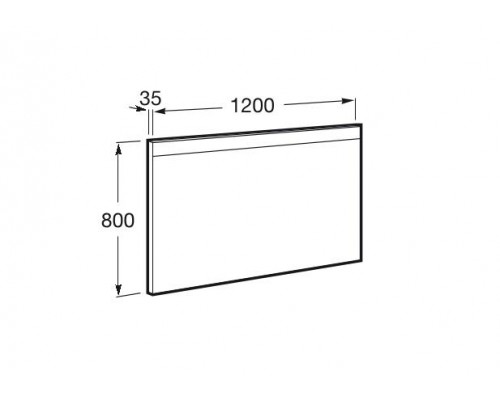 Зеркало Roca PRISMA 120 см COMFORT (подсветка, антизапотевание, сенсор)