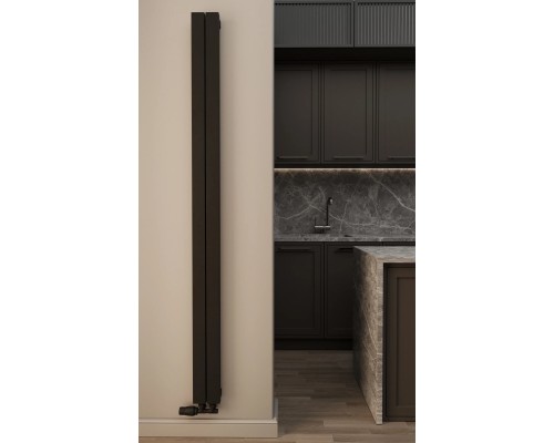 Радиаторы отопления стальные водяной Stinox Viana 410x60x1900 черный/белый