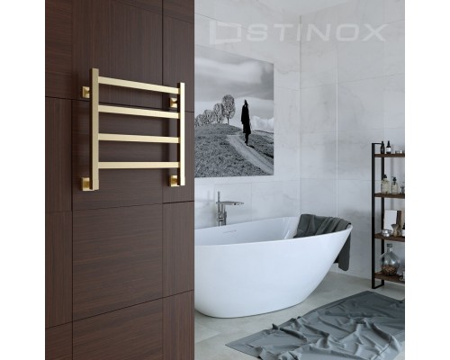 Полотенцесушитель водяной Stinox PRESTIGE 500x500 (хром глянец)