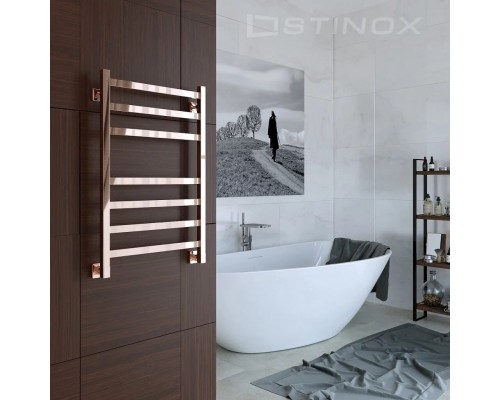 Полотенцесушитель водяной Stinox PRESTIGE 500x800 (хром глянец)