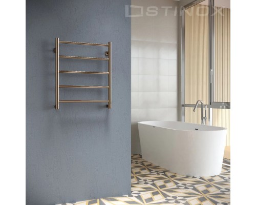 Полотенцесушитель водяной Stinox TOSCANA 500x600 (хром глянец)