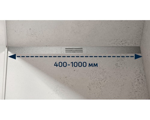 Душевой лоток Tece комплект для монтажа душевого профиля TECElineo подрезной дренажный канал 15301100