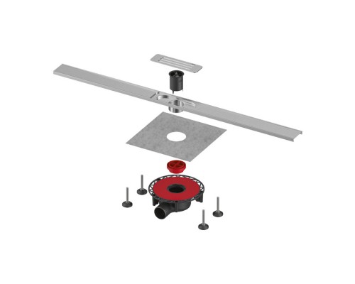 Душевой лоток Tece комплект для монтажа душевого профиля TECElineo подрезной дренажный канал 15301100