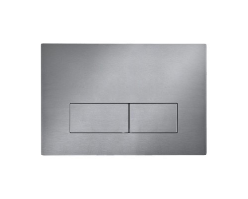 Металлическая панель смыва для унитаза TECEspring S, нержавеющая сталь, сатин, покрытие против отпечатков пальцев