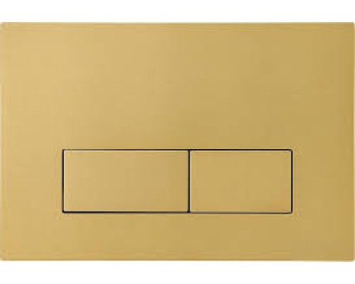 Металлическая панель смыва для унитаза TECEspring S, нержавеющая сталь, сатин, gold PVD, покрытие против отпечатков пальцев