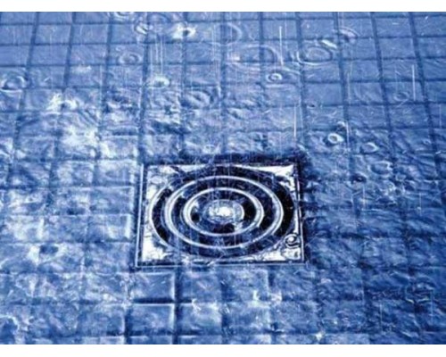 Комплект точечного трапа с сифоном TECEdrainpoint S 110, низкий с универсальным фланцем Seal System, 3601100